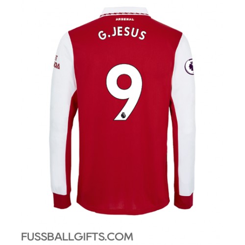 Arsenal Gabriel Jesus #9 Fußballbekleidung Heimtrikot 2022-23 Langarm